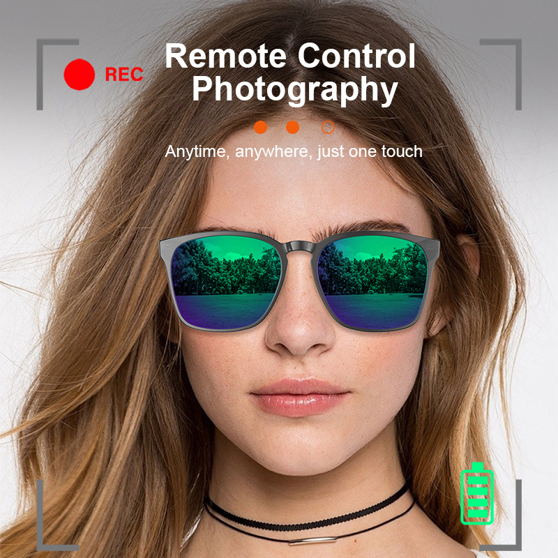 Audio Music Video - KI-Smart-Bluetooth-Brille mit Offline-Übersetzung, Foto- und Videoanruf-Übersetzung,