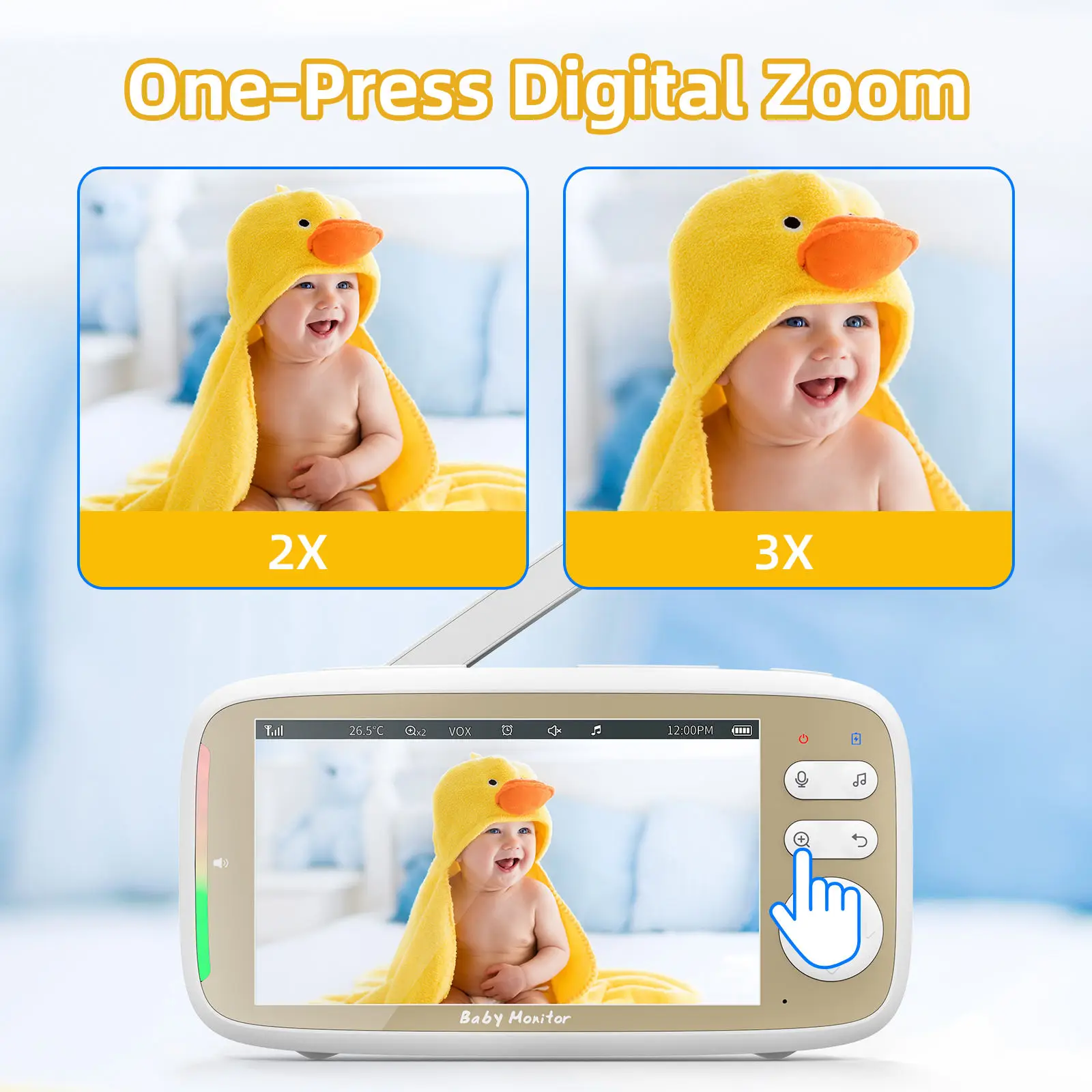 VB803 PRO Baby Monitor, mit 2p – Audio Music Video Bewertung und Preis