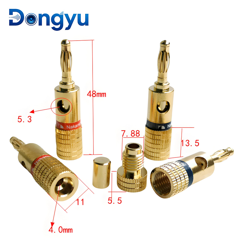 4MM Nakamichi Bananenstecker,  – Audio Music Video Bewertung und Preis