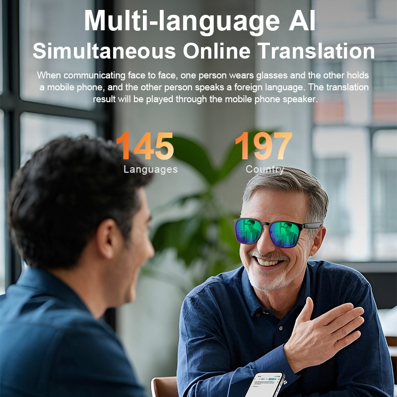 KI-Smart-Bluetooth-Brille mit  – Audio Music Video Bewertung und Preis