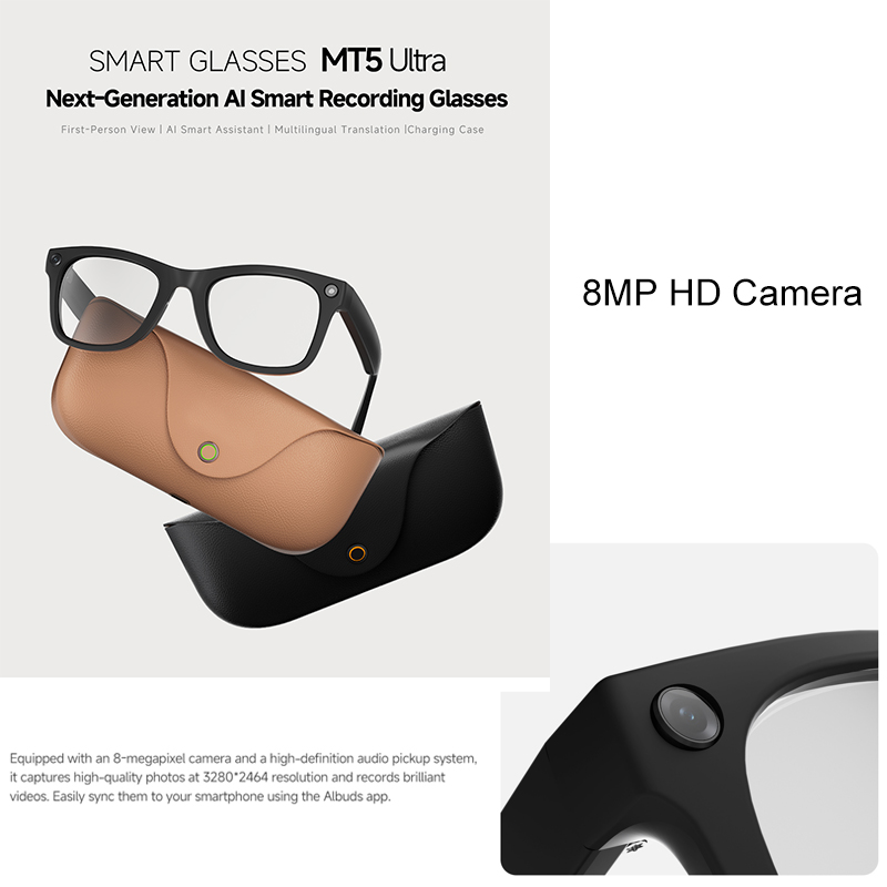 2026 KI-Smart-Brille HD 800W A – Audio Music Video Bewertung und Preis