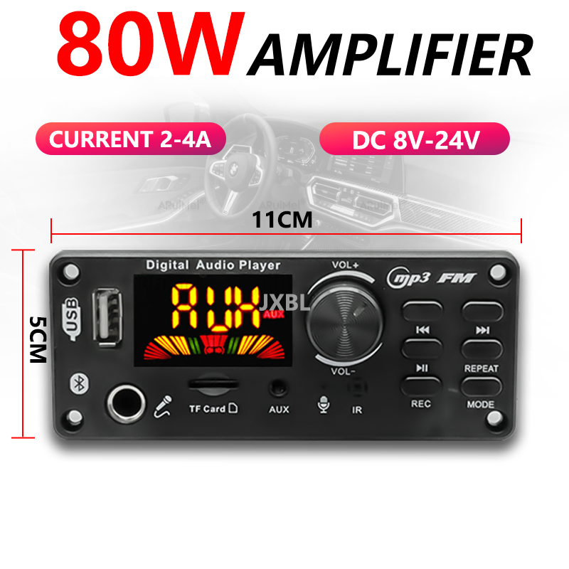 80W Bluetooth 5.0 MP3-Decoder- – Audio Music Car Bewertung und Preis