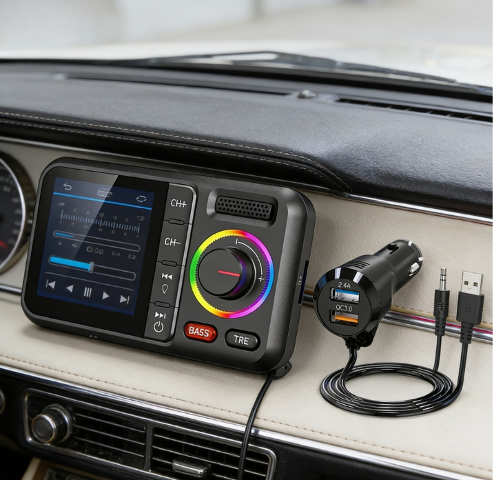 Drahtloser FM-Transmitter mit  – Audio Music Car Bewertung und Preis